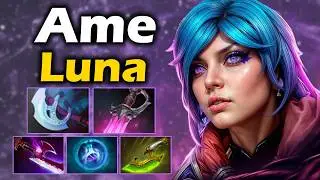 Аме на Луне, Перефармил Всех в Сложной Игре! - Ame Luna 7.37 ДОТА 2