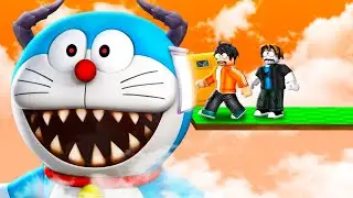 Going Inside EVIL DORAEMON in Roblox !!!