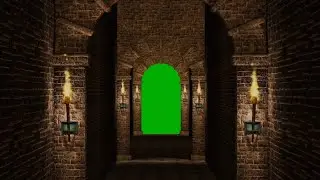 Tunnel Door green screen effect HD video | chroma key effect | Crazy Editor