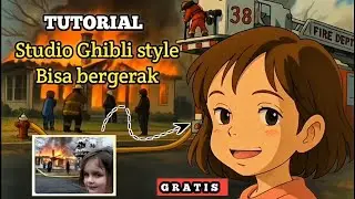 VIRAL CARA EDIT ALA STUDIO GHIBLI STYLE VIRAL TIKTOK DAN BISA BERGERAK 🔥