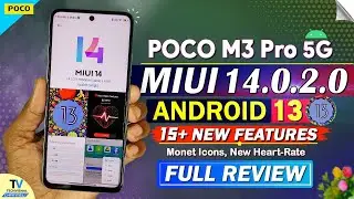 POCO M3 Pro New MIUI 14.0.2.0 Android 13 Update Features | MIUI 14 Poco M3 Pro New Android 13 Update