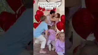 Kids reaction to parents kissing