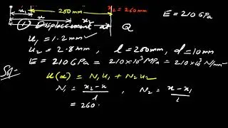 One Dimensional Vector Variable Problems in FEM