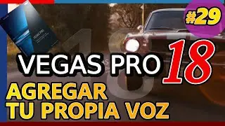 VEGAS PRO 18: AGREGAR TU VOZ A UN VIDEO, añadir narración, voice over. Tutorial 29 español 2020