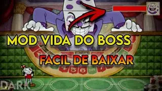 CUPHEAD Tutorial MOD - Como colocar a vida do BOSS na tela - boss heath