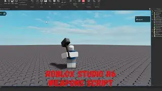 Roblox Studio R6 Weapon Pack with animations