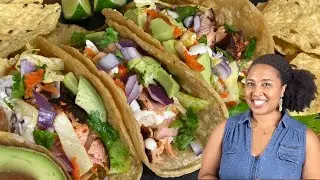 BANGIN’ FISH TACOS! 🌮 | Fish Taco Sauce Recipe Too!! Salmon Tacos | MUST TRY TONIGHT 🙌  😩!!