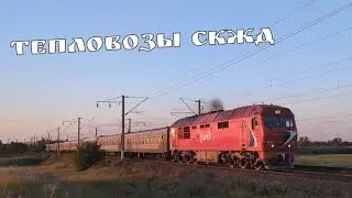 Вечерняя тепловозная тяга на станции Пролетарская СКЖД Выпуск №2