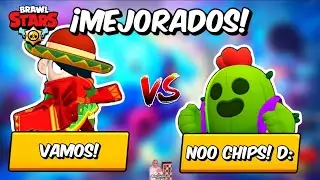 Brawl Stars ¡Mejorados! 🤩 Parte #2 | Chips y sus amigos 🔥 #brawlstars #supercell #1000subscriber 🙃