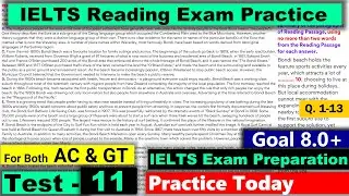 IELTS Reading Practice Test 2023 with Answers [Real Exam - 11 ]