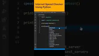 Make Internet Speed Checker Using Python🤓 