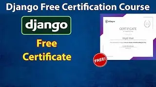Django Free Course with Certificate | Django Course | Django Free Certification Course