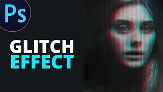 Glitch effect | Photoshop 2021| Designsubway