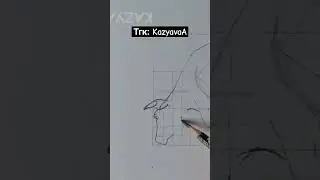 Полное видео на ютуб канале Kazyava Art #рисовать #какрисовать #art #drawing