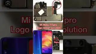 Mi note 7/7pro Logo restart solution || Redmi note 7 logo on/off problem #youtubeshorts #minote7 #yt