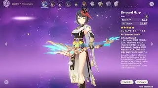 Genshin Impact - Physical DPS Kujou Sara C2 with Skyward Harp