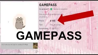 CÓMO CREAR UN GAMEPASS EN ROBLOX