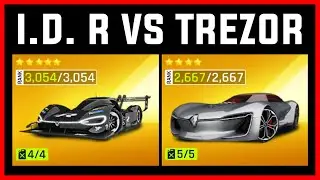 Asphalt 9 Volkswagen Electric R VS Renault Trezor