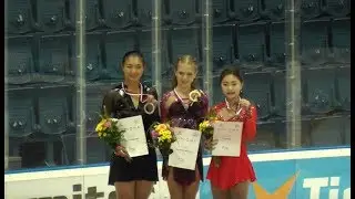 27th Nepela Memorial 2019 medal ceremony ladies