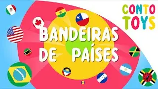 VOCÊ CONHECE TODAS? APRENDA AS BANDEIRAS DAS AMÉRICAS //CONTOTOYS