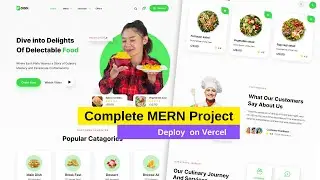 How to Deploy our Complete MERN Project on Vercel | Foodi Client Project