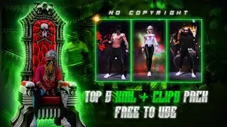 TOP 5 BEST XML + CLIPS | FREE FIRE CLIPS PACK 💫 | FREE FIRE EMOTE PACK | TOP 5 EMOTE CLIPS ⬇️