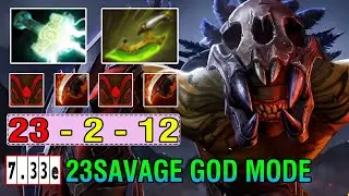 3savage [Bloodseeker] 13K MMR Carry Perspective - Max Speed Build Crazy 23Kills Fullgame 7.33E