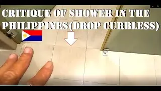 CURBLESS SHOWER...OVER SEAS