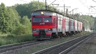 Электропоезд ЭД2Т-0027 с приветливой бригадой
