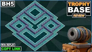 NEW BEST Builder Hall 5 Base 2022!! COC BH5 Base COPY Link - Clash of Clans