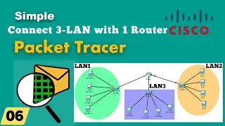 Connect 3 LAN with 1 Router using Cisco Packet Tracer | Step-by-Step Guide