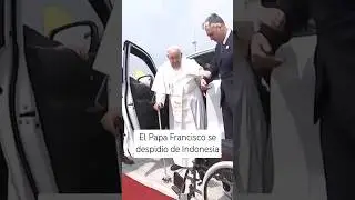 El Papa Francisco se despidió de Indonesia