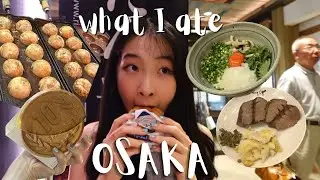 What I Ate in Osaka 2023 大阪美食之旅🇯🇵🍡 | best takoyaki, dotonbori street, juicy peach