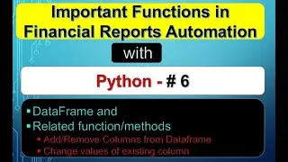 How to Add and Drop Columns from a DataFrame using Python Pandas