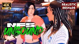 Need For Speed Unbound Gameplay 4K Realistic ReShade On %