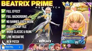 Script Skin Beatrix Prime - Stellar Briliance No Password | Full Effect Voice | Patch Terbaru