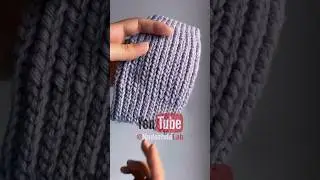 Crochet like knitting. Simple mitts 