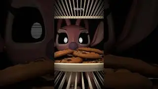 Never steal Angels cookies ☠️🍪 | #shorts #fnaf #stitch #angel