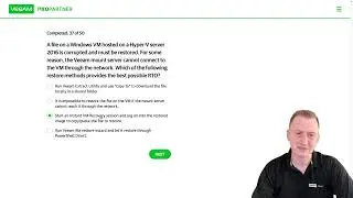 Veeam Certified Engineer - VMCE 2021 practice exam official: Question 46