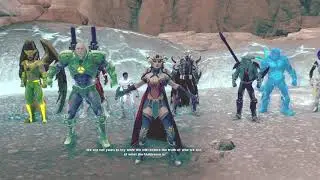 The Dark Knights source wall raid play through DC Universe Online DCUO