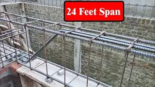 24 Feet Span Beam Structure Design