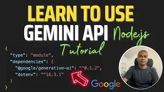 Integrating Gemini API in Node.js: A Step-by-Step Tutorial!