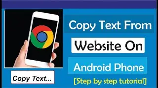 How To Copy Text From Website On Android Phone