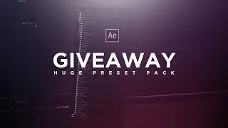 HUGE FREE PRESET PACK FOR AFTER EFFECTS - After Effects Giveaway