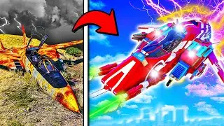 Repairing ABANDONED Fighter Jet in GTA 5!
