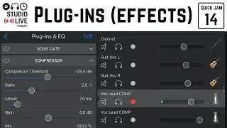 How to use Plug-ins (effects) in GarageBand iOS (iPhone/iPad)