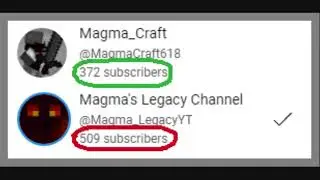 Let's hope we get more subs on my main YT channel when my legacy channel's subs passed.