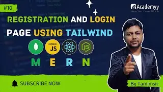📝 User Registration & Login Page with Tailwind CSS | MERN Stack Frontend (2025) 🚀