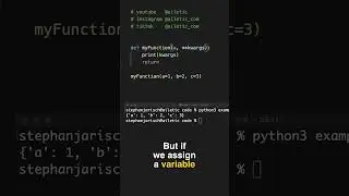 Python kwargs | Key Word Arguments