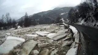 Льодохід на Тисі 03.02.2017